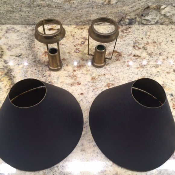 Candleshades and Carriers - Reproductions - two sets - Picture 3 of 8